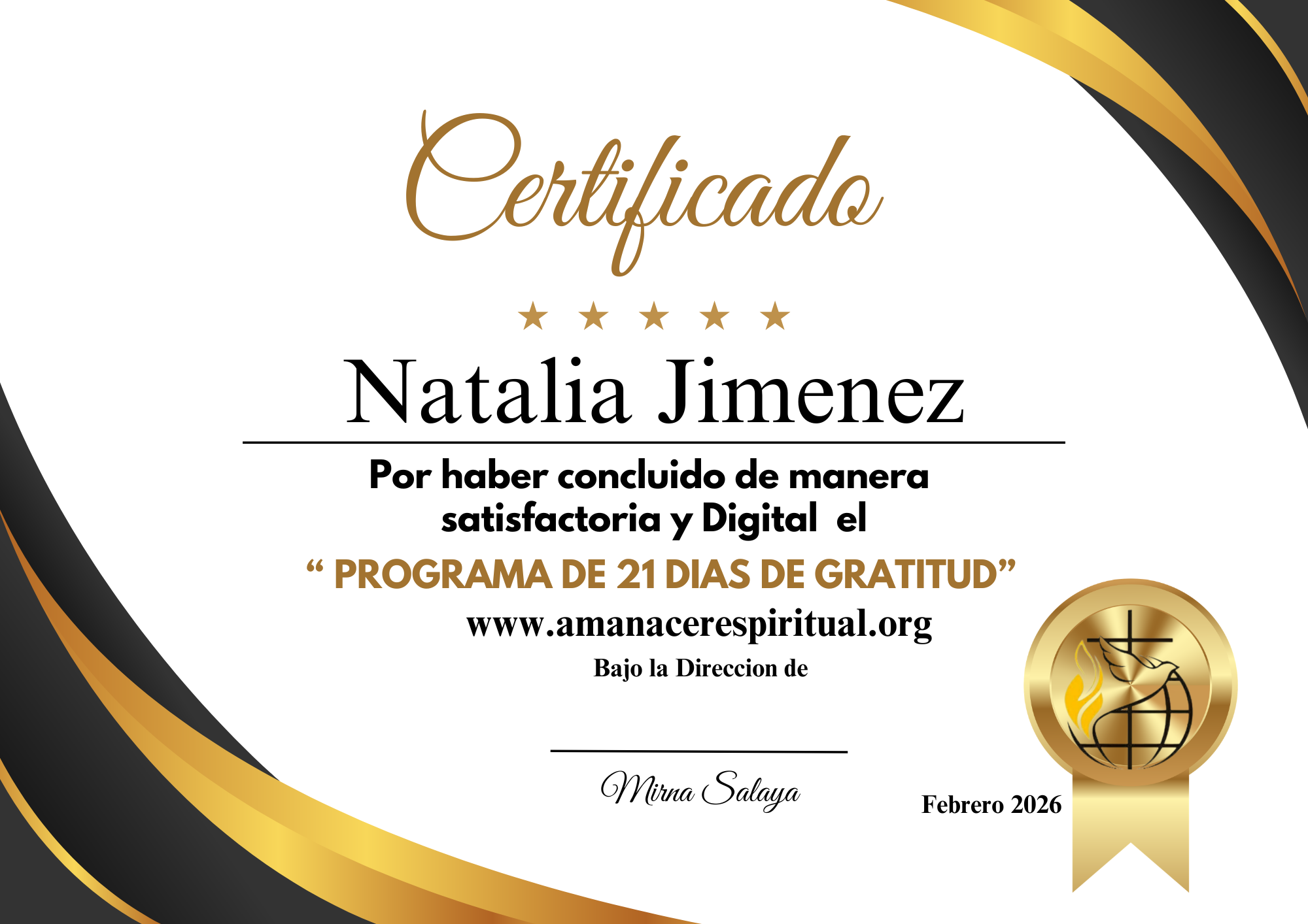 Certificado de Reconocimiento de Negocios Elegante Negro y Dorado (1)
